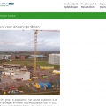 Website Wageningen Campus over de bouw van het nieuwe onderwijsgebouw Orion (www.wageningenur.nl)